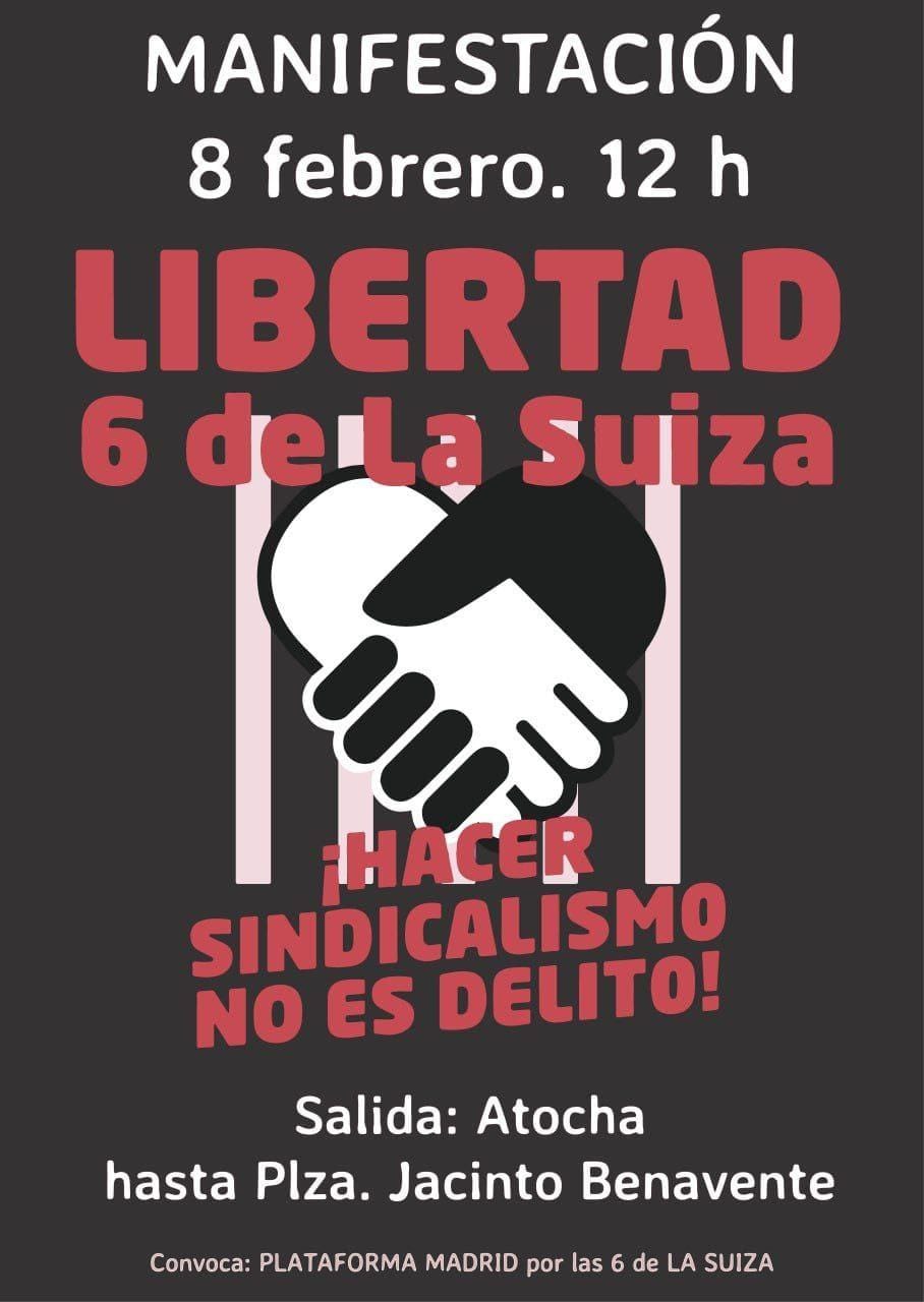 Manifestación 8 de febrero de 2025 a las 12 horas desde Atocha